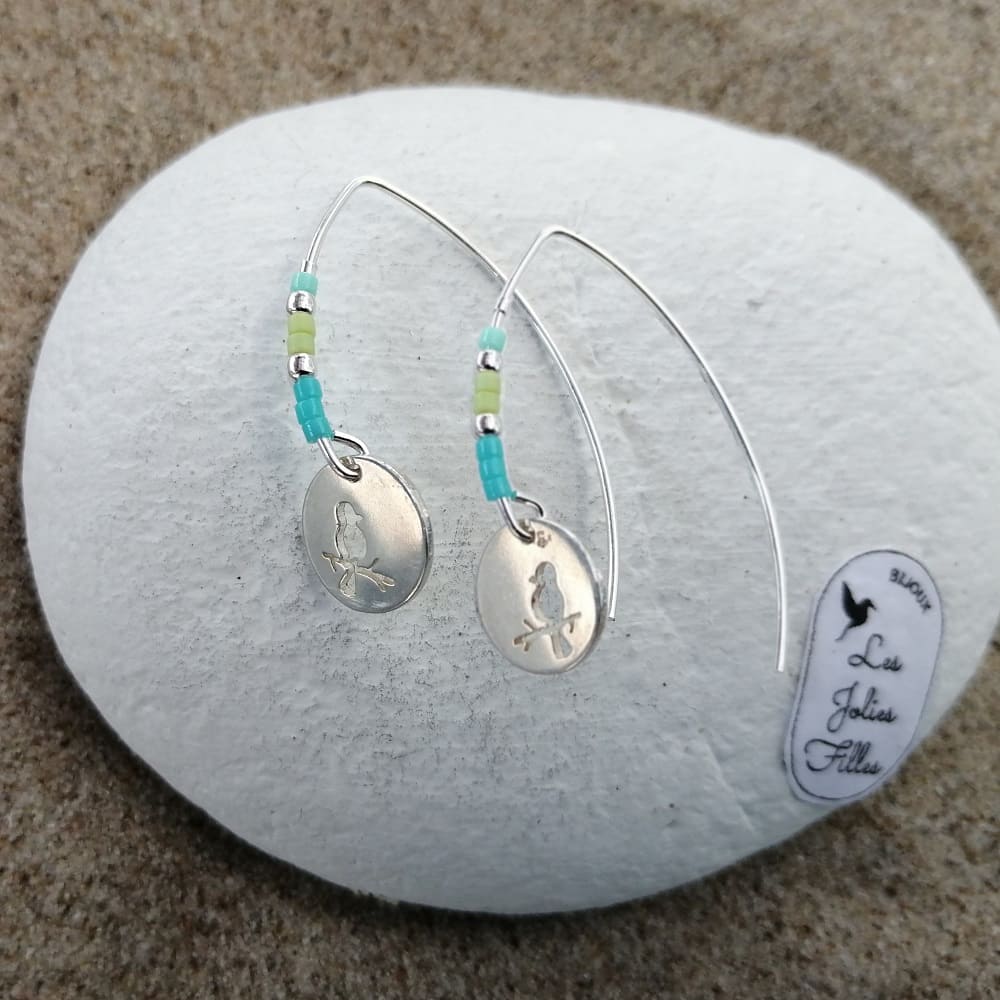 Boucles d'oreilles en argent 925 ajourées